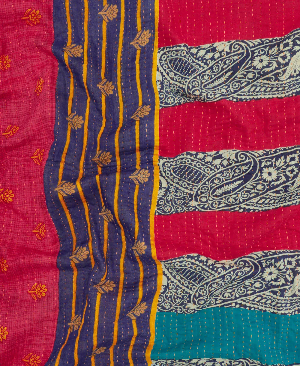 Kantha Quilt Throw - No. 240523
