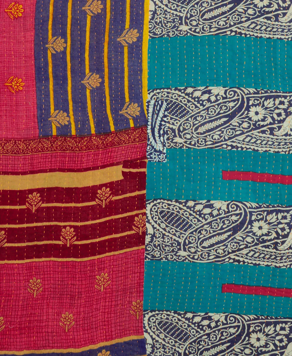 Kantha Quilt Throw - No. 240523