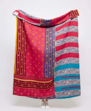 Kantha Quilt Throw - No. 240523