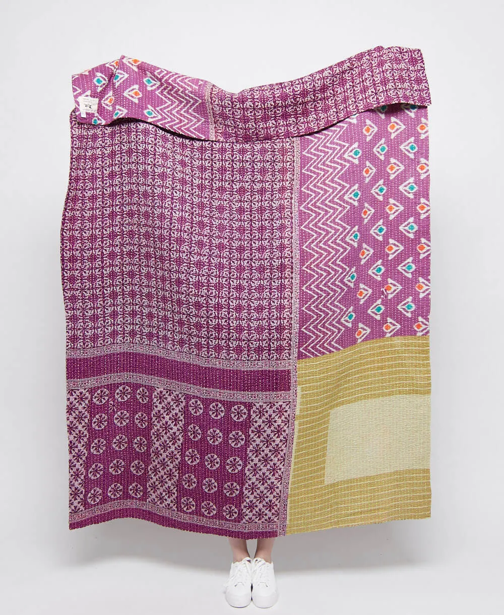 Kantha Quilt Throw - No. 240615