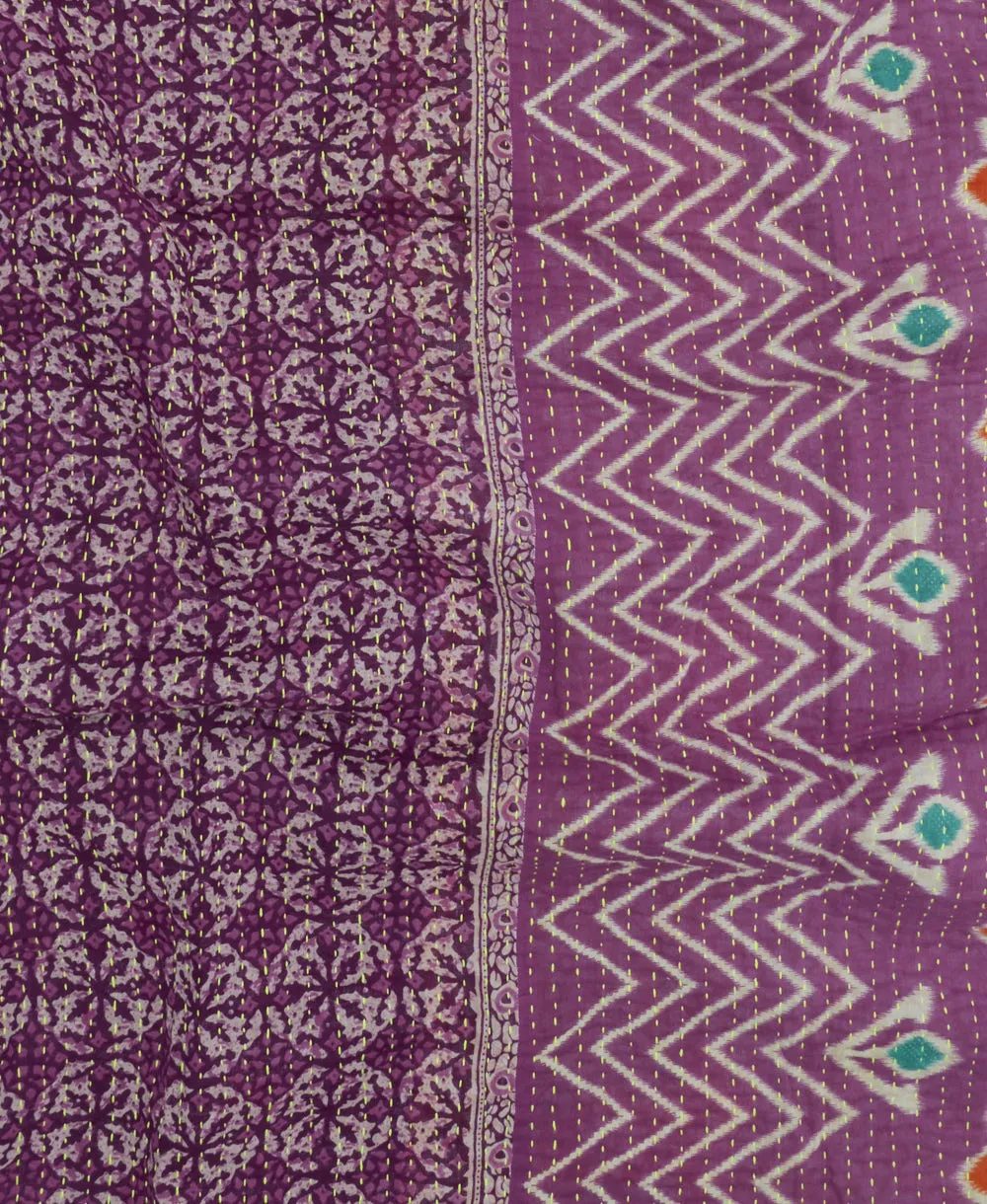 Kantha Quilt Throw - No. 240615