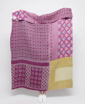 Kantha Quilt Throw - No. 240615