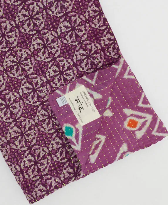 Kantha Quilt Throw - No. 240615