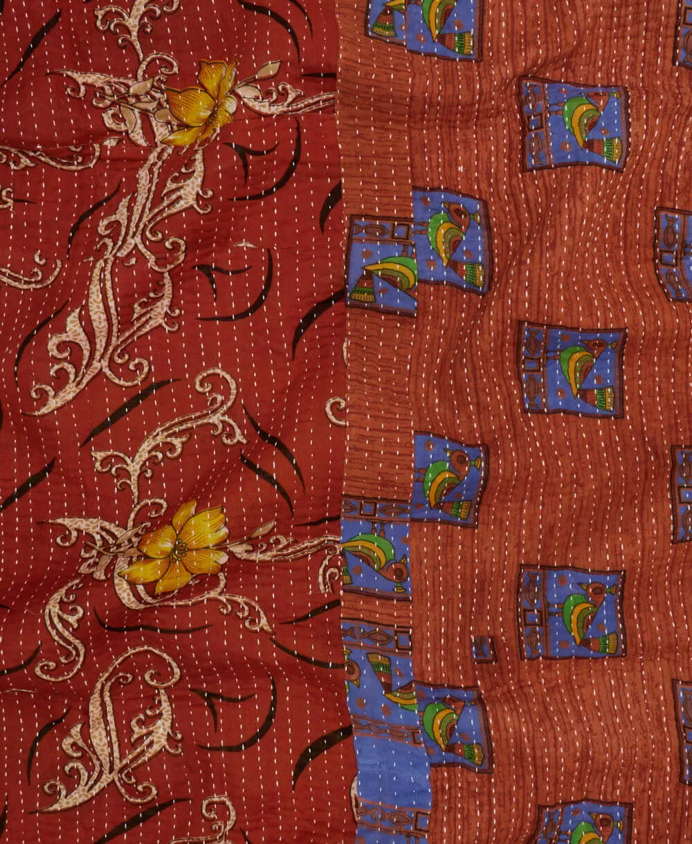 Kantha Quilt Throw - No. 240621