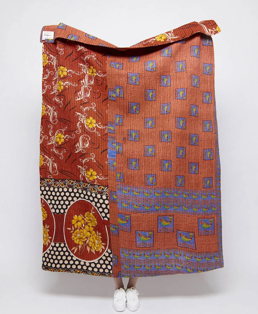 Kantha Quilt Throw - No. 240621