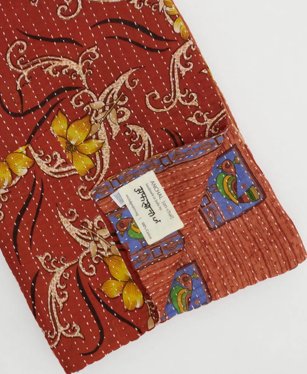 Kantha Quilt Throw - No. 240621