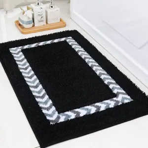 Luxe Cove Bathmat - Black