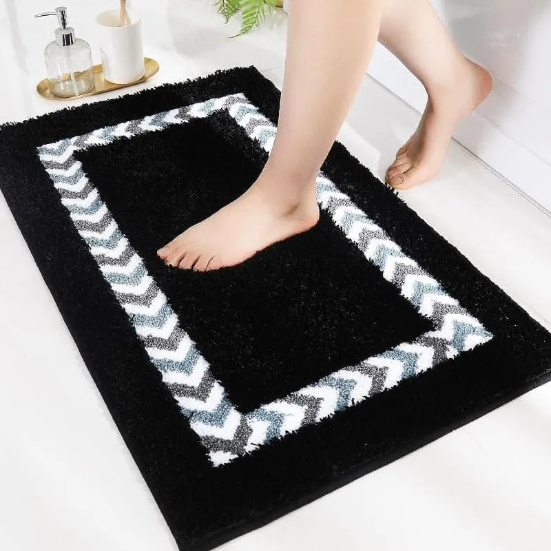 Luxe Cove Bathmat - Black