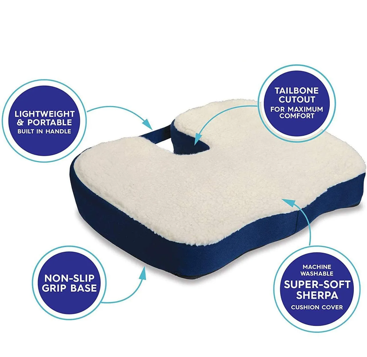 Memory Foam Comfort Seat Cushion