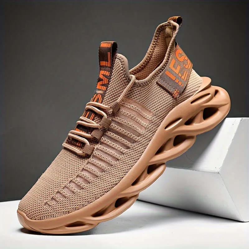Men's Breathable Running Shoes with Cushioned Sole