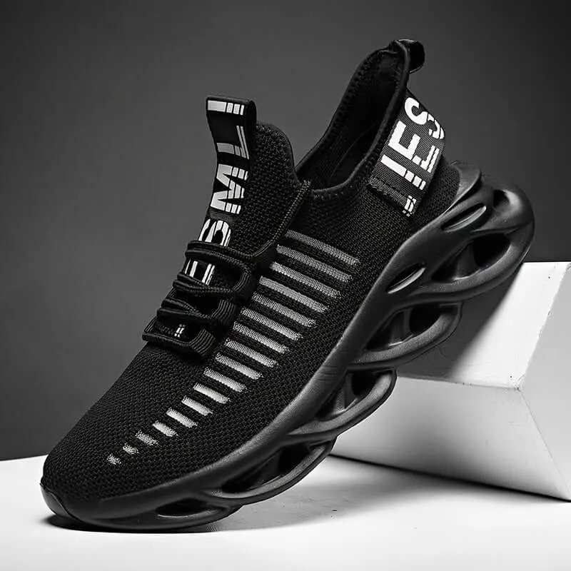 Men's Breathable Running Shoes with Cushioned Sole