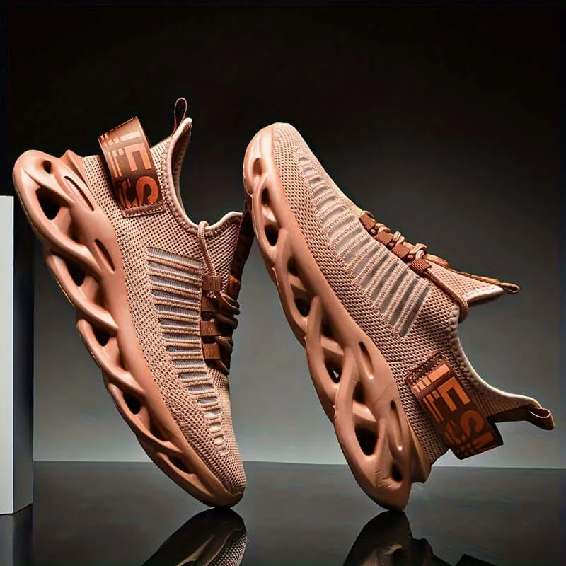 Men's Breathable Running Shoes with Cushioned Sole