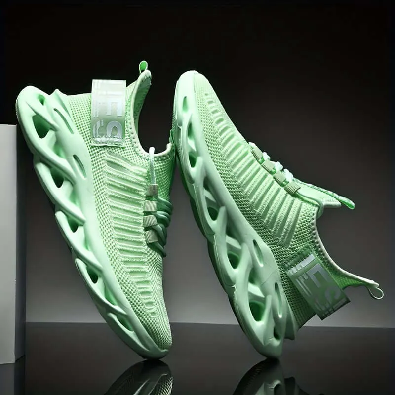 Men's Breathable Running Shoes with Cushioned Sole