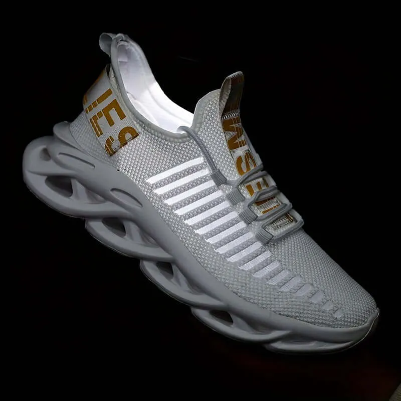 Men's Breathable Running Shoes with Cushioned Sole