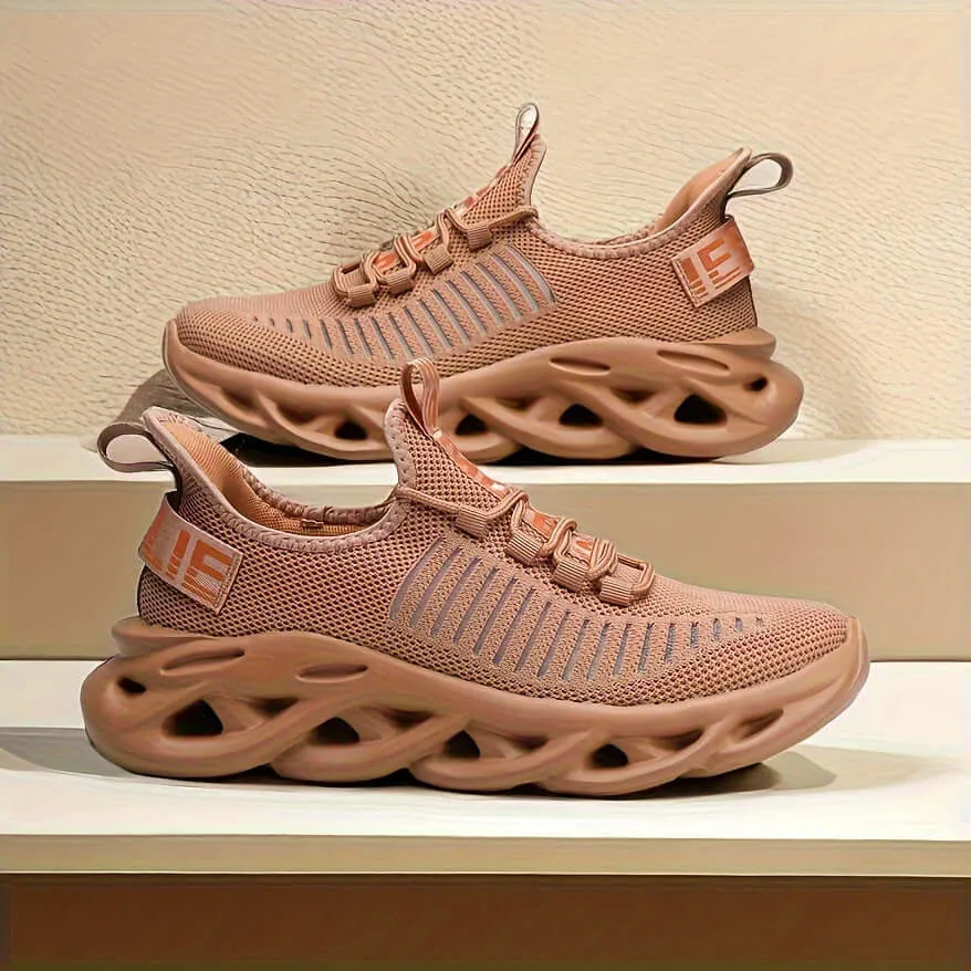 Men's Breathable Running Shoes with Cushioned Sole