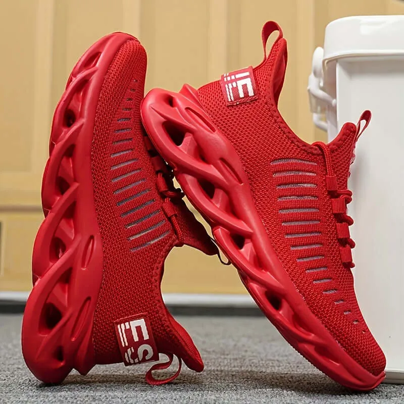 Men's Breathable Running Shoes with Cushioned Sole