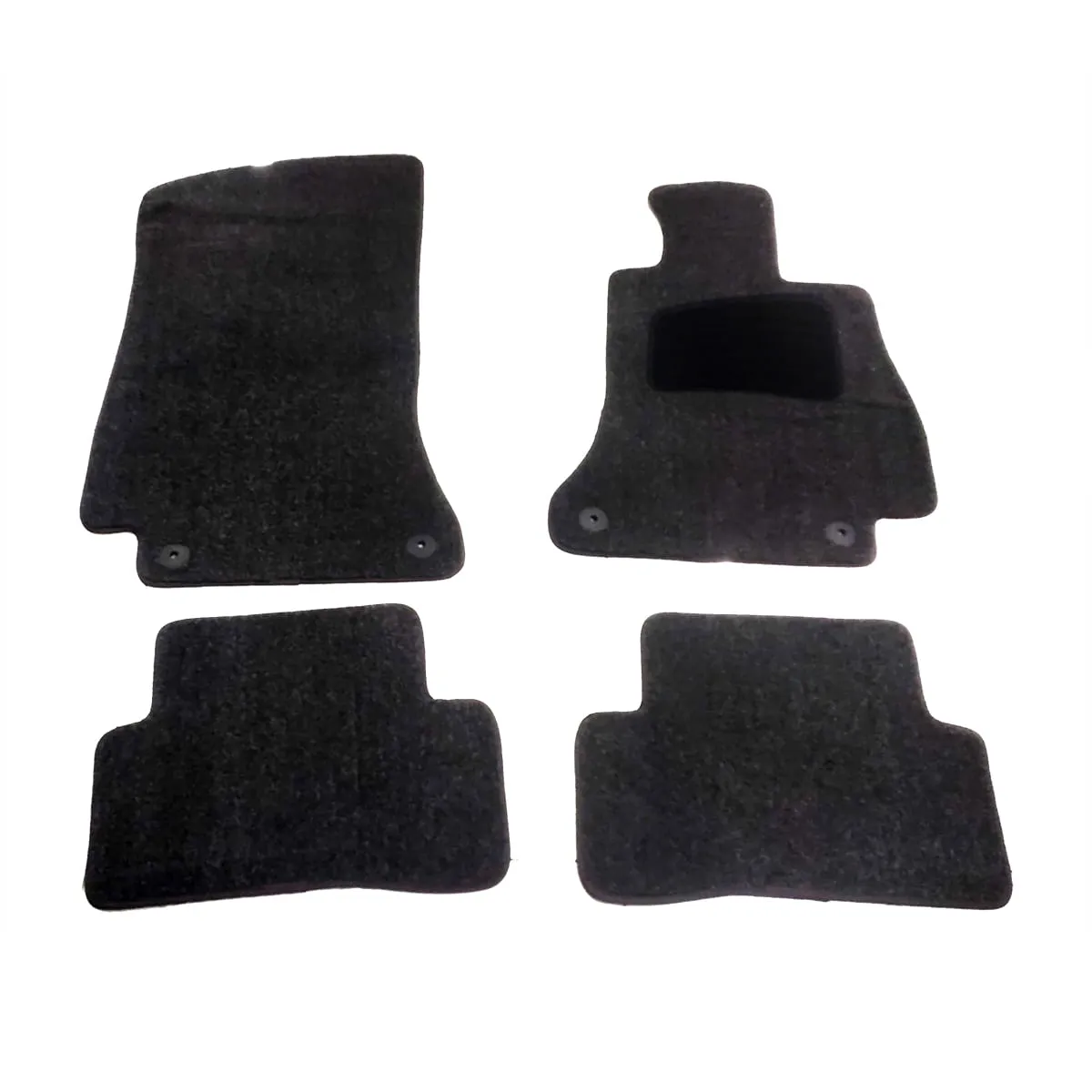 Mercedes Benz C Class Irani Custom Tufted Floor Mat Black Mix Design - Model 2014-2018