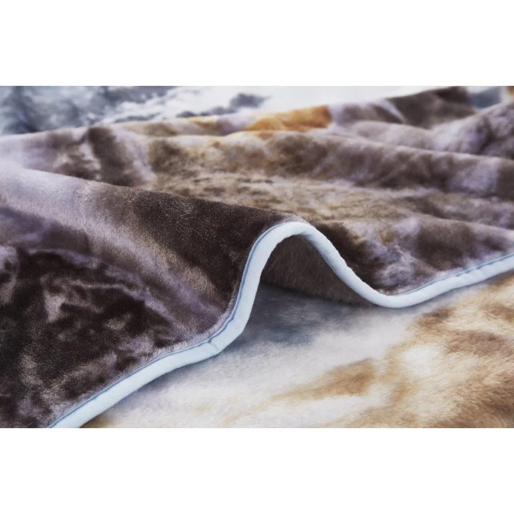 Moon Wolf Blanket DB5255-2 Queen Size