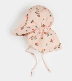 Oranges Print Flap Hat