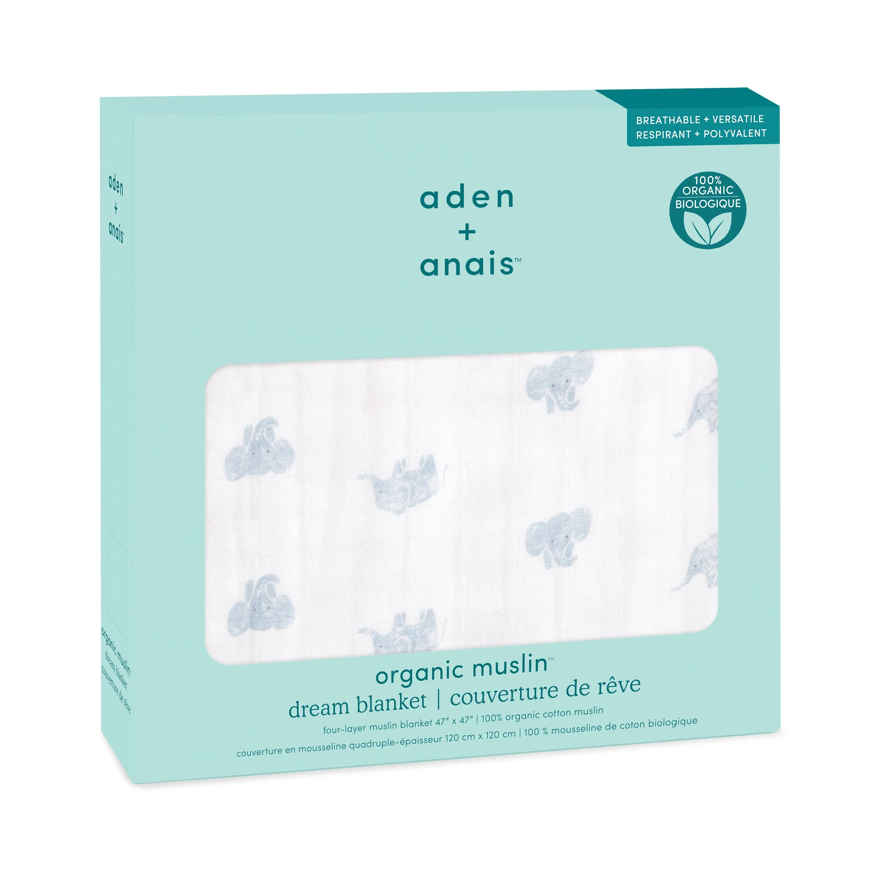 Organic Cotton Dream Blanket - Animal Kingdom
