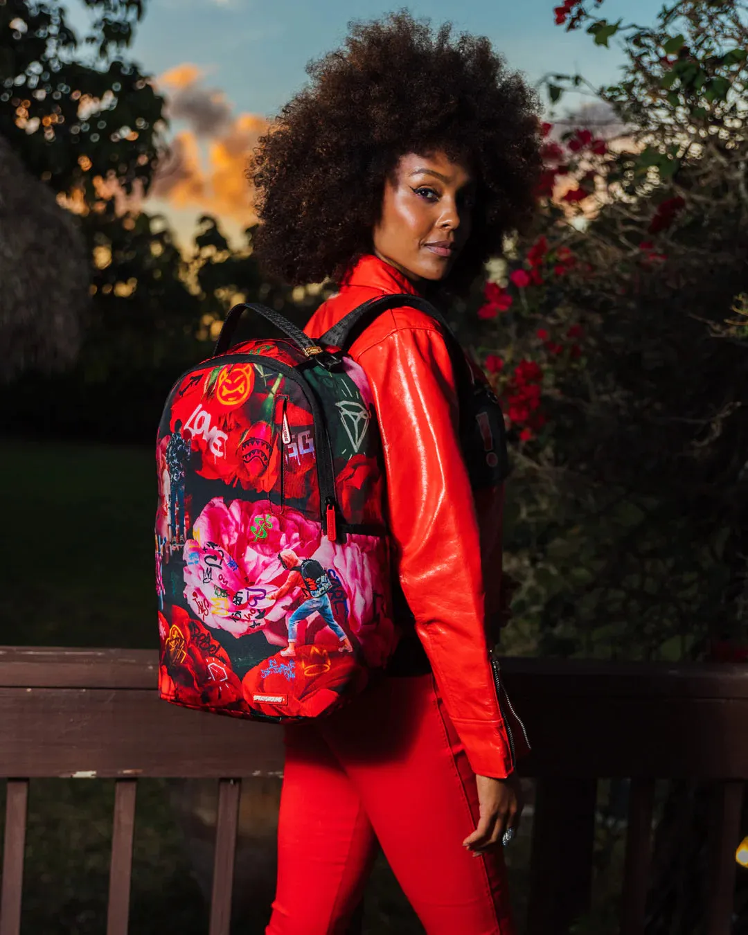Painted Roses Backpack