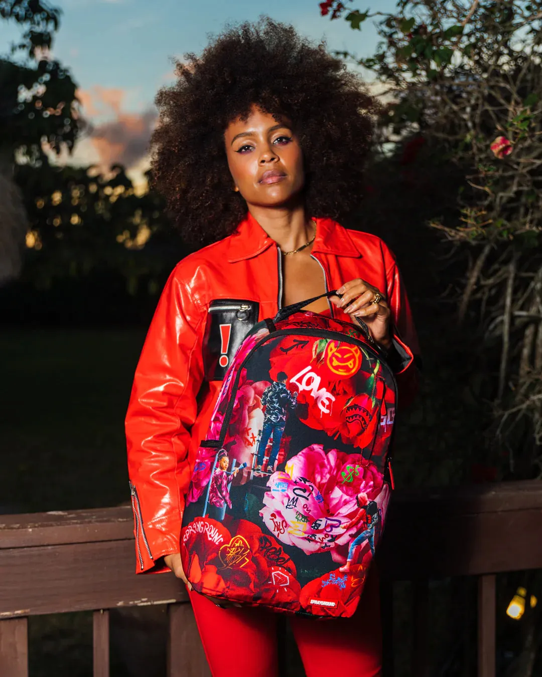 Painted Roses Backpack