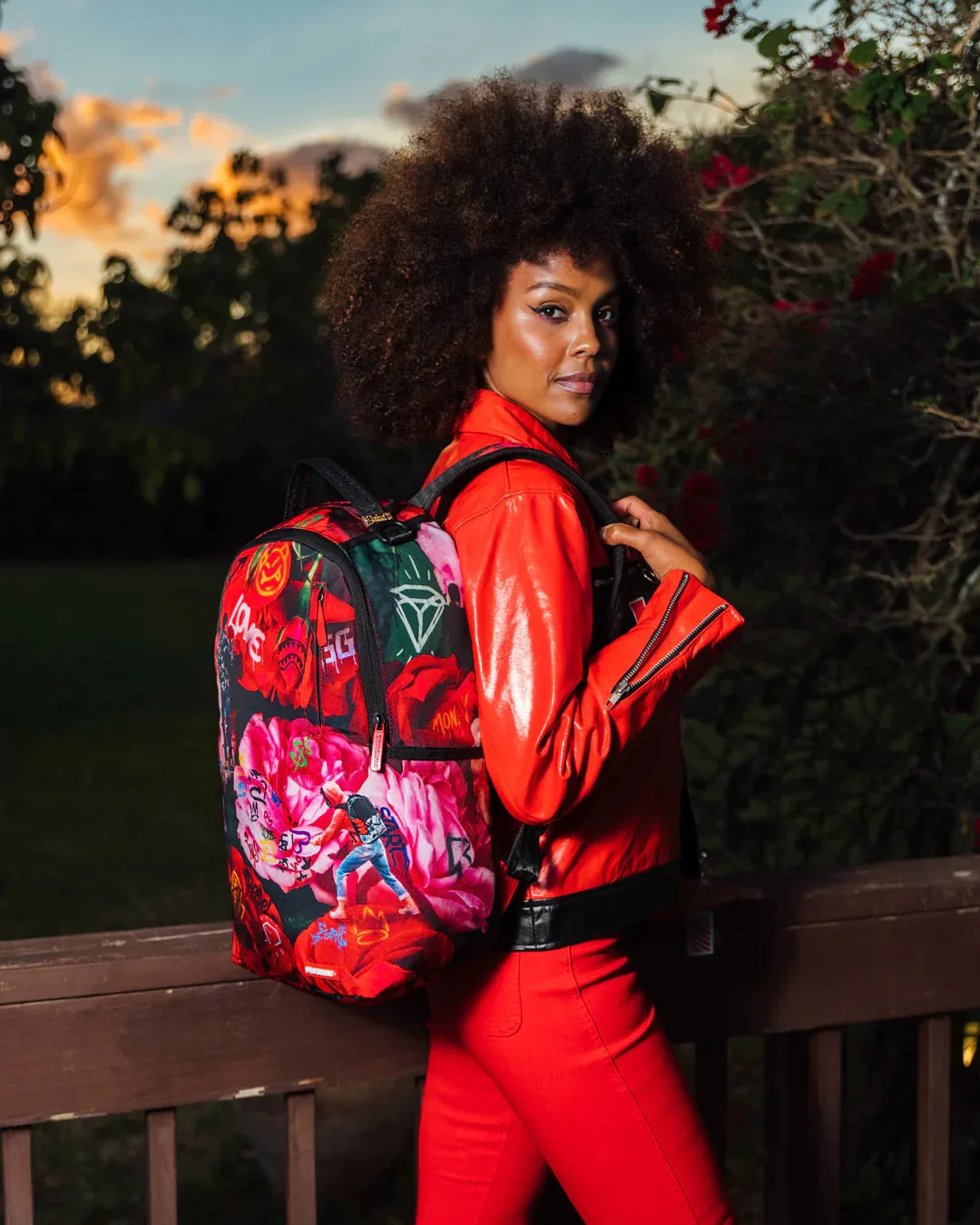 Painted Roses Backpack