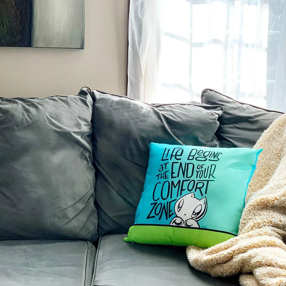 Pillow: Comfort Zone - Skoshie the Cat