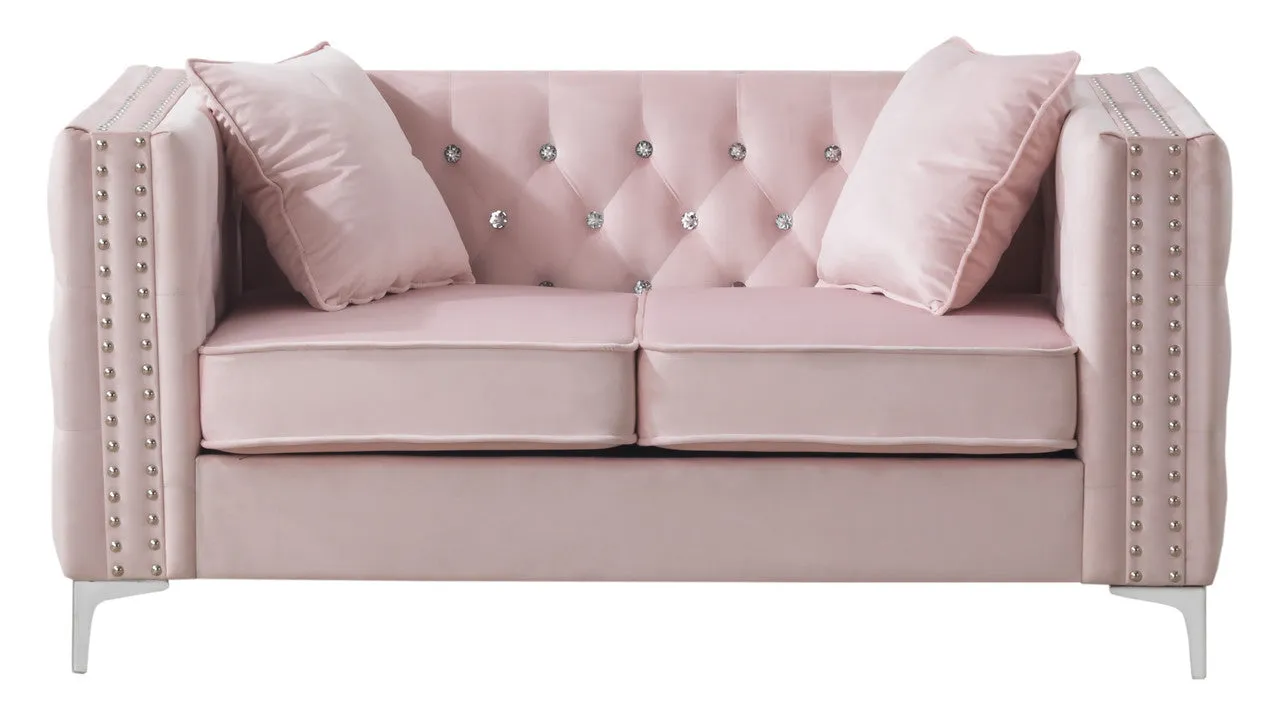 Pretty in Pink Loveseat -Pink
