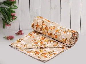 RRC Cotton Reversible Dohar Single Bed, Soft Lightweight Bed Blanket, AC Dohar Blanket for Summers/Winter 57X87(Inches) Pack of 2 Flannel Dohar Throws for Bed