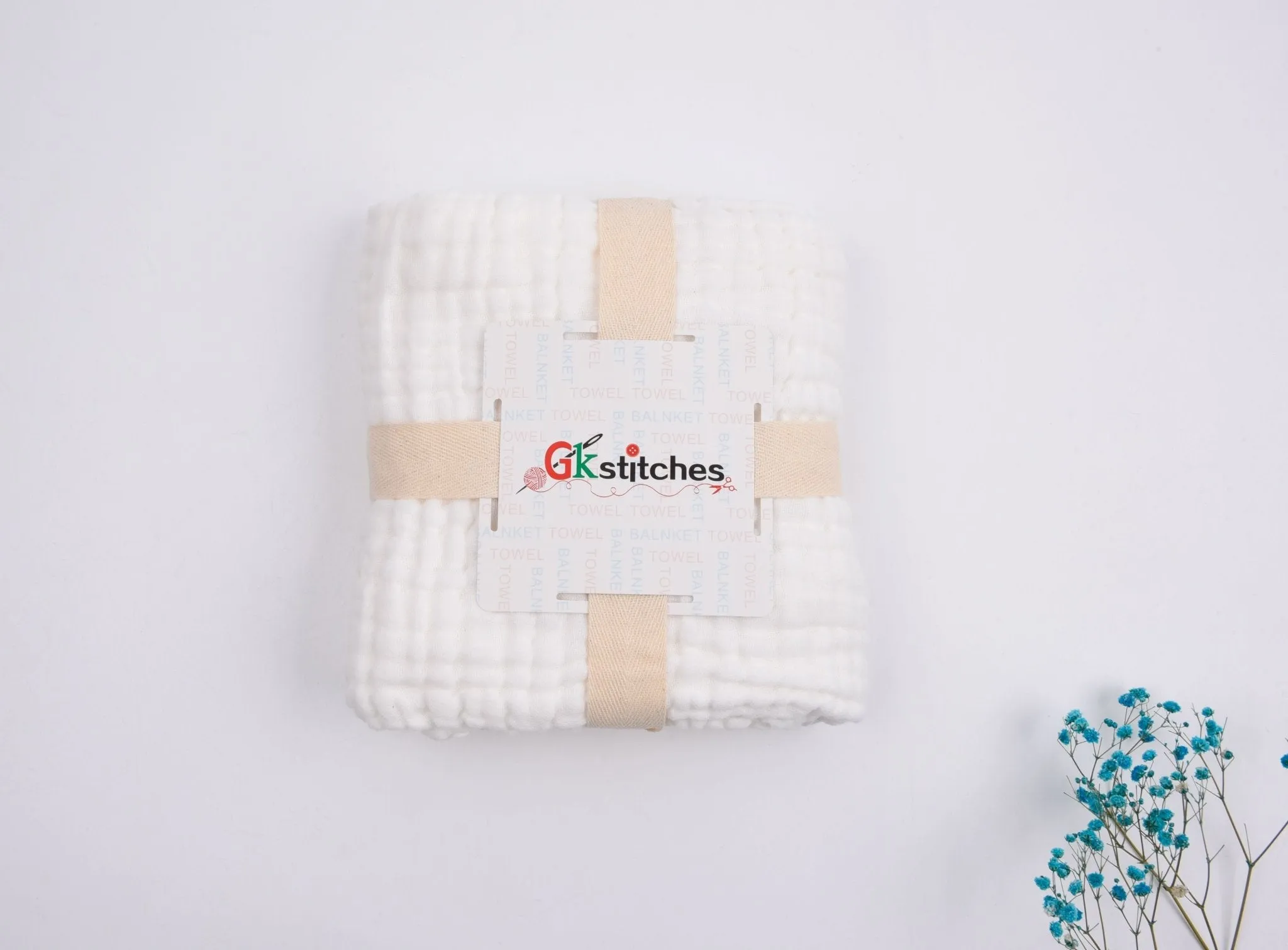 Six layers Muslin fabric digital Print Blanket