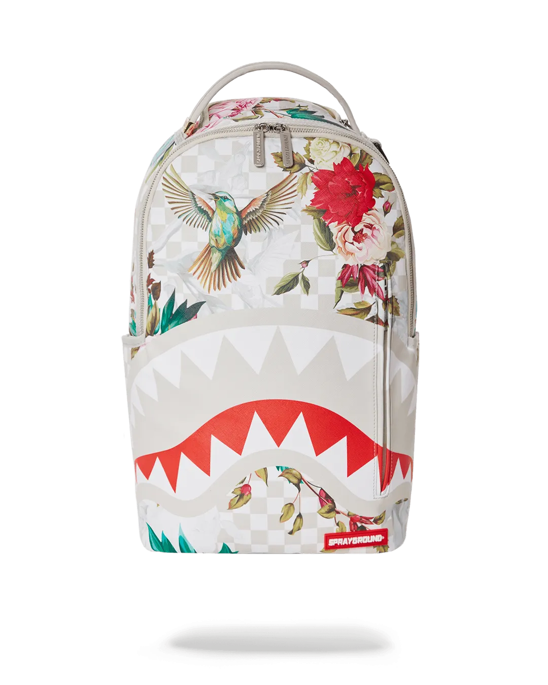 Sprayground Backpack IN THE GARDEN BACKPACK White