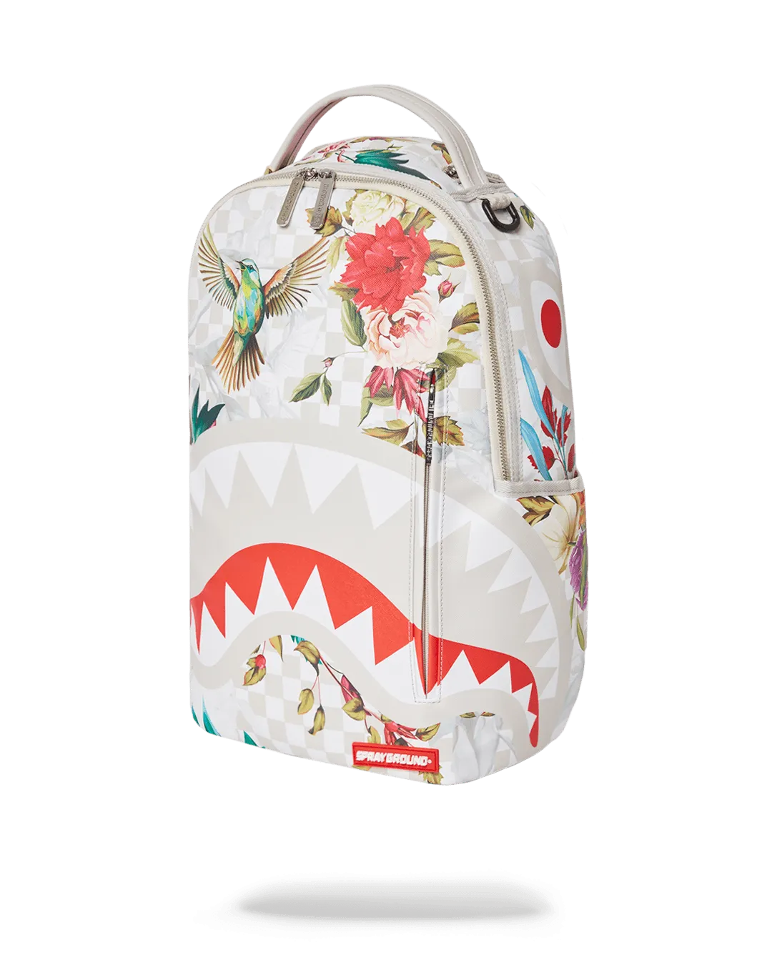 Sprayground Backpack IN THE GARDEN BACKPACK White