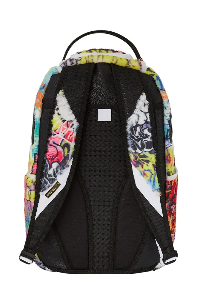 Sprayground Graffiti Faux Fur DLXSV Backpack