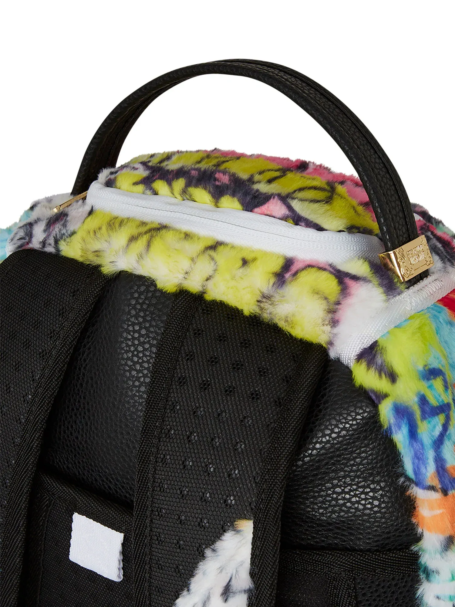 Sprayground Graffiti Faux Fur DLXSV Backpack