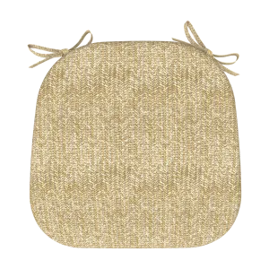 Tahiti Resort Rounded Outdoor Chair Pad - 40x42x5cm