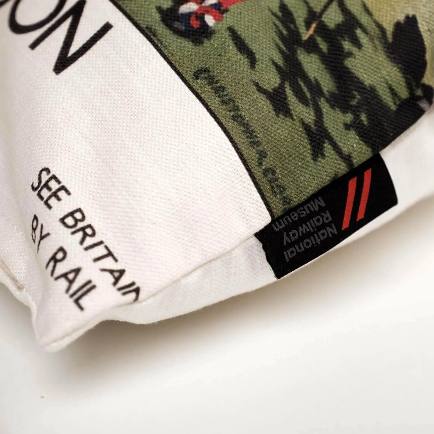 The Palace Of Holyroodhouse 1955 - National Railway Museum Cushion