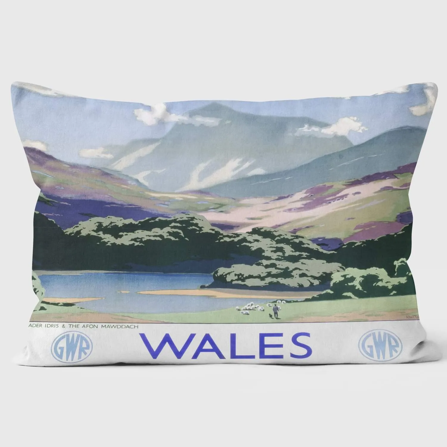 Wales GWR 1937 - National  Railway Museum Cushion