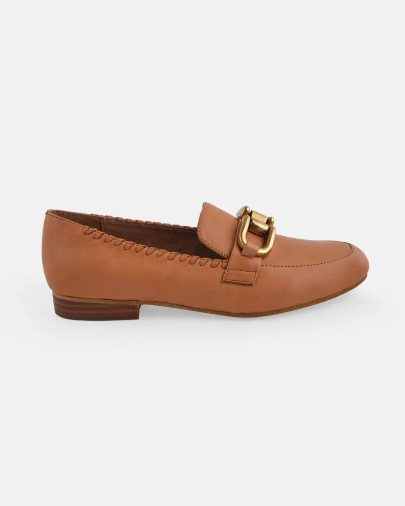WALNUT MELBOURNE THEA LEATHER LOAFER