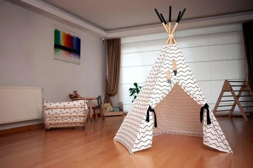 XL Teepee Tent and Baby Play Mat Set