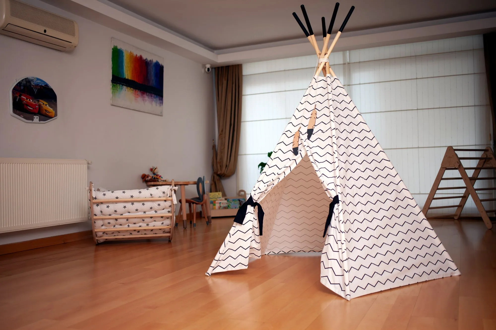 XL Teepee Tent and Baby Play Mat Set