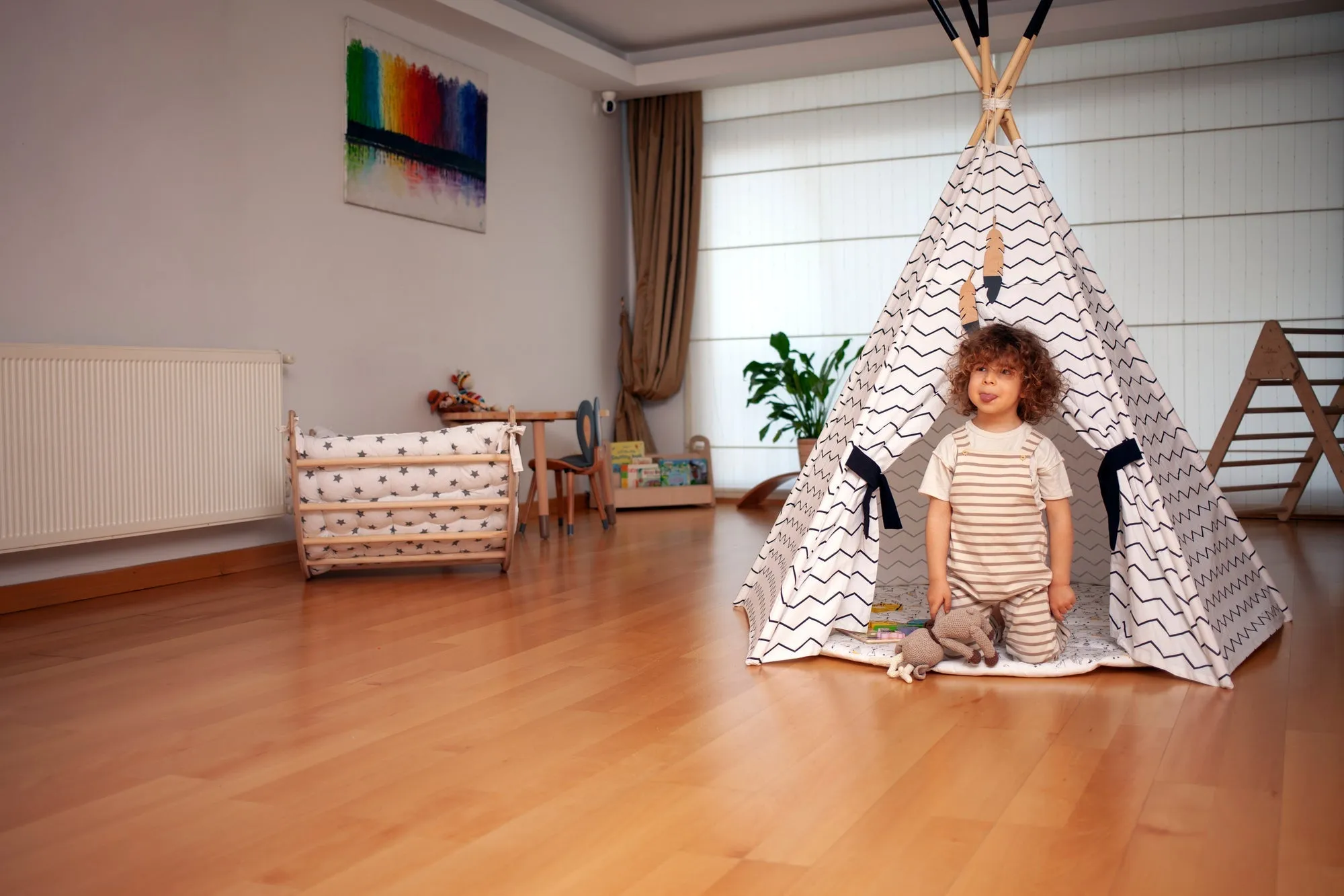 XL Teepee Tent and Baby Play Mat Set