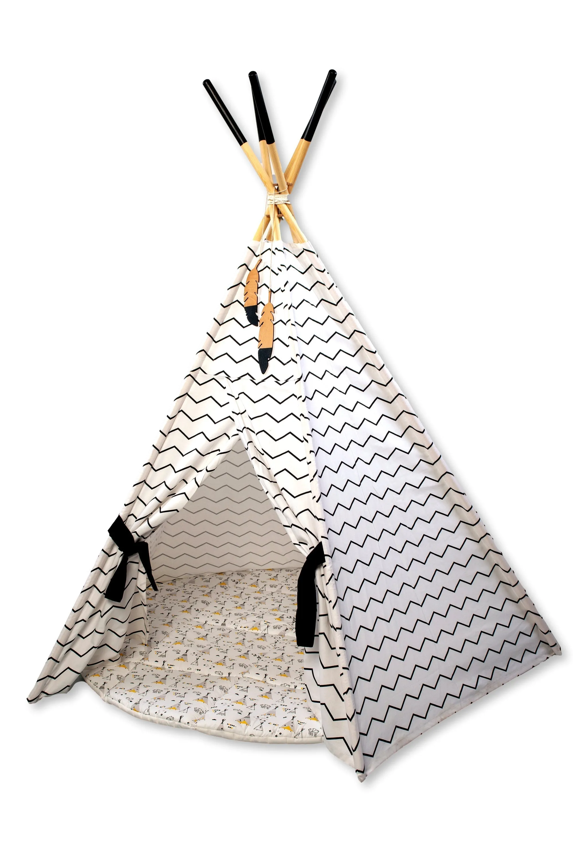 XL Teepee Tent and Baby Play Mat Set