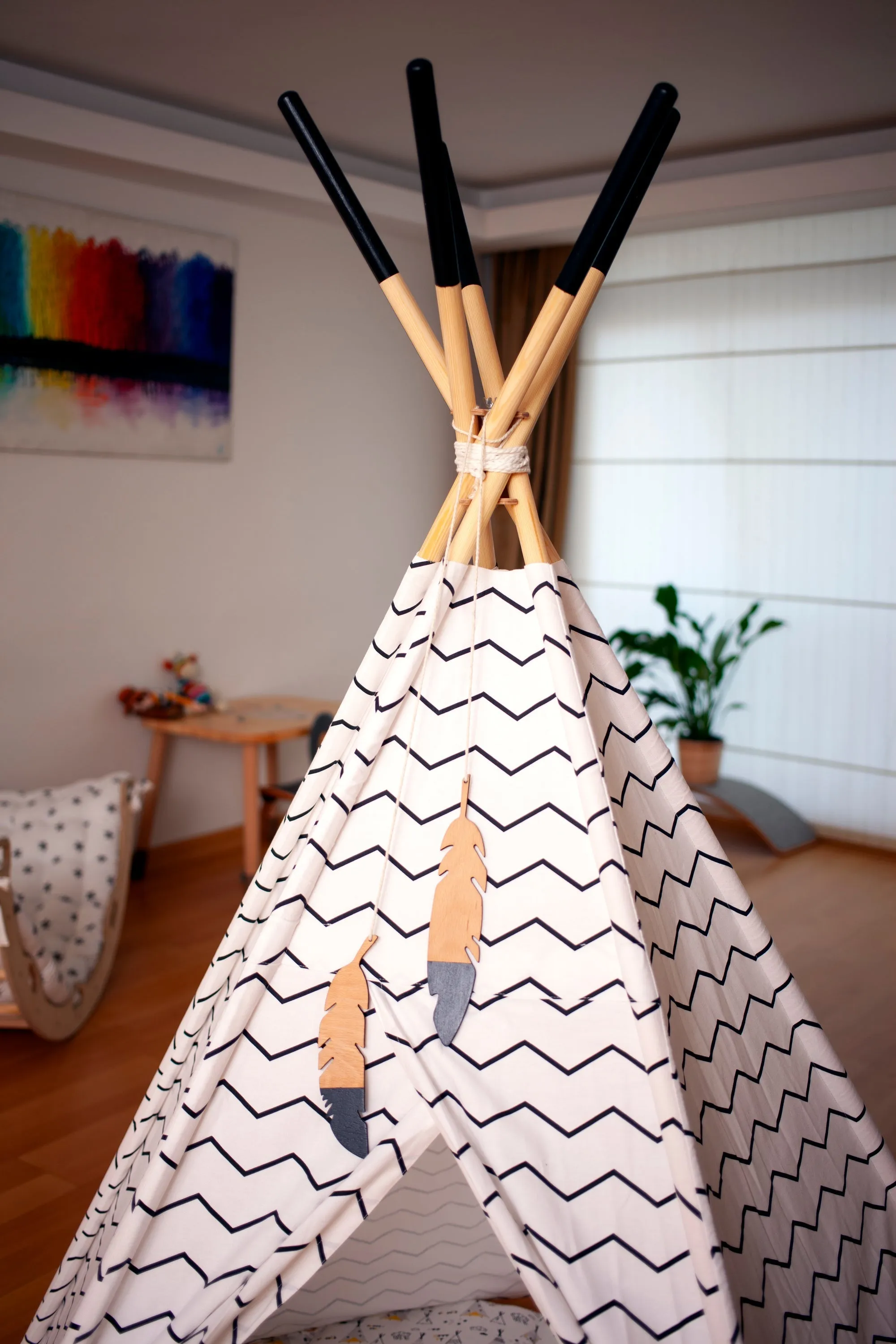 XL Teepee Tent and Baby Play Mat Set