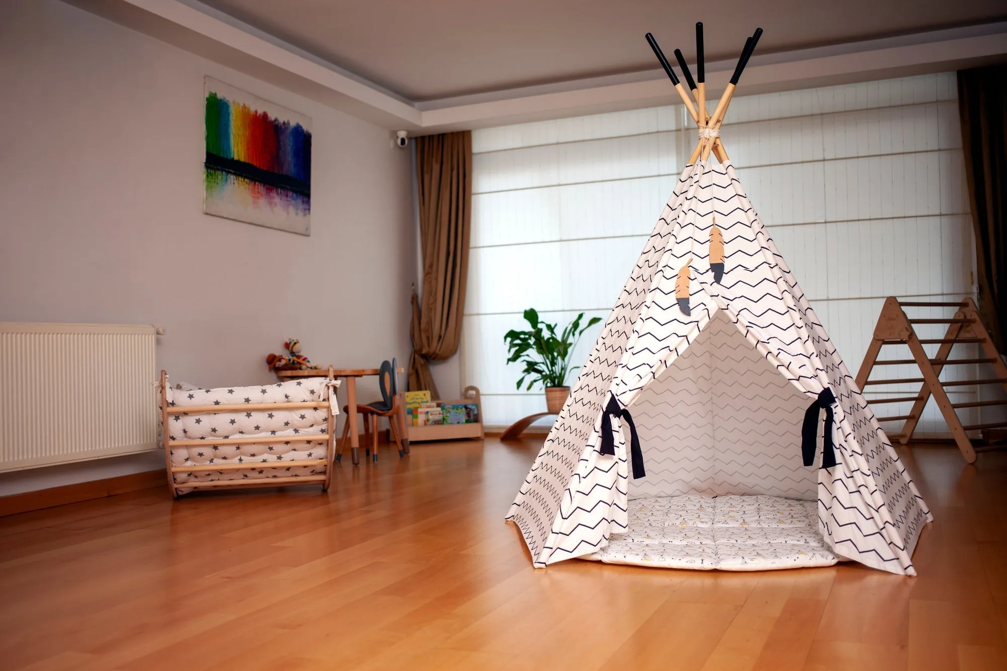 XL Teepee Tent and Baby Play Mat Set